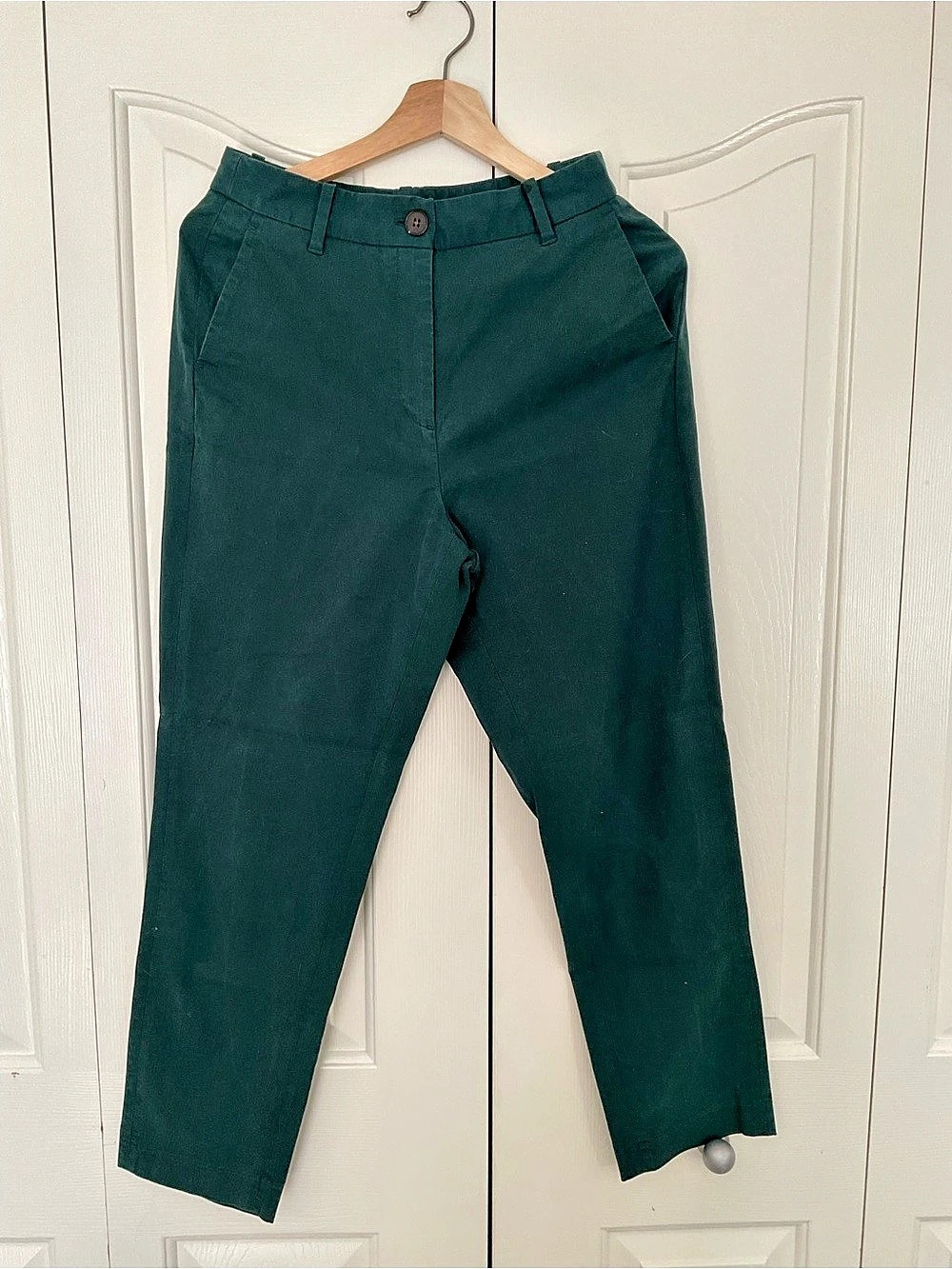 Frank And Oak The Eleanor Slim Fit Pant Green Small